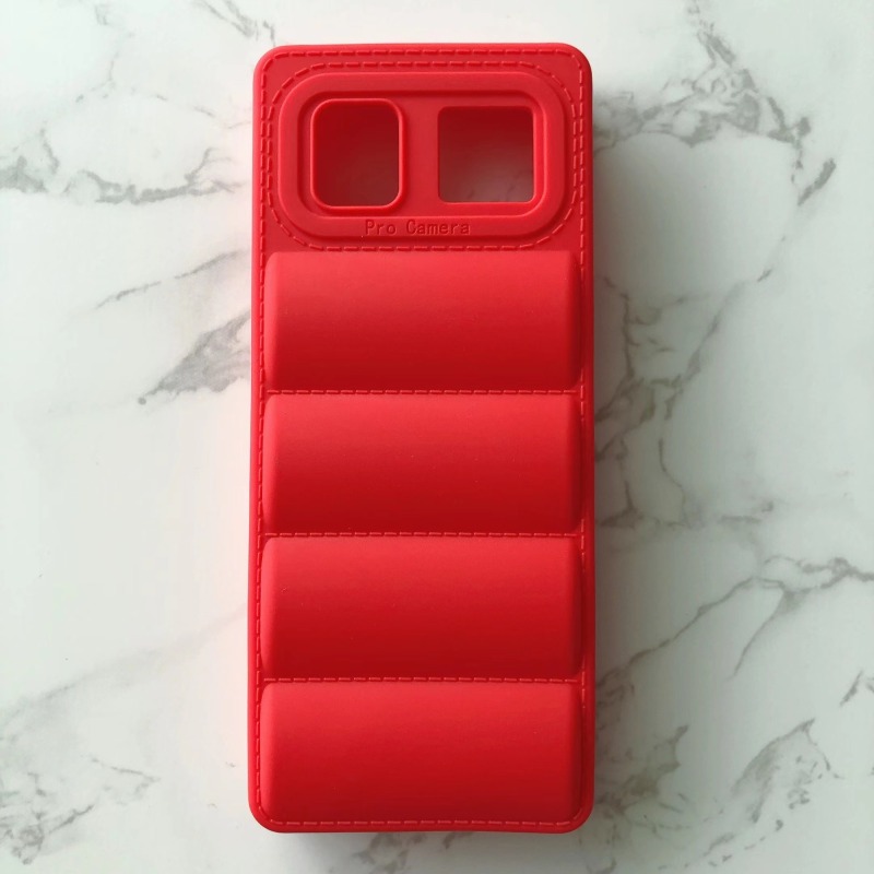 Factory Wholesale shockproof small down jacket covfor TECNer O T529 T352 phone case