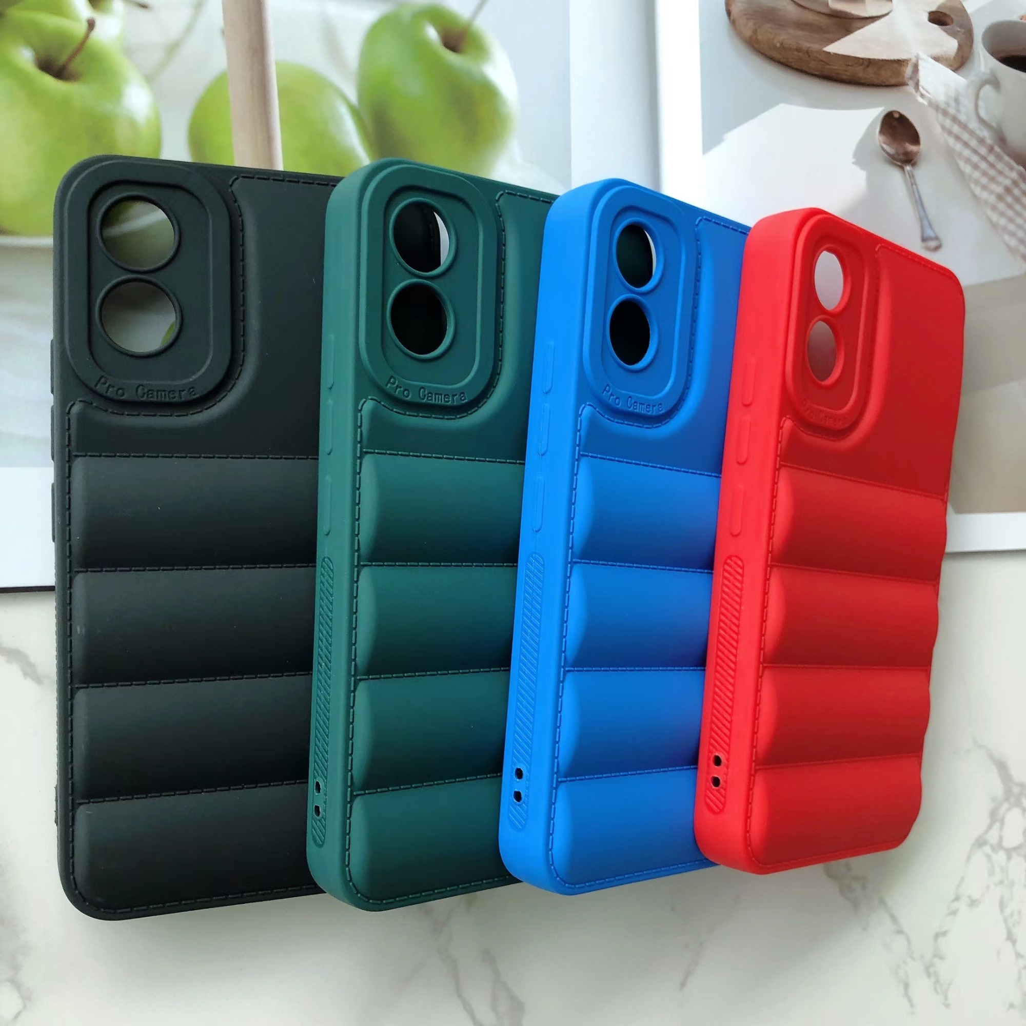 Hot selling shockproof Down jacket cover for itel a18 a49 play phone case