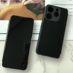 Manufacture Freeboy Flip cover Camera Protection TPU+PU+PC for INF HOT30 HOT30I HOT30PLAY Phone Case