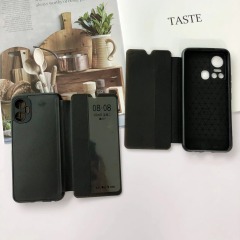 Manufacture Wholesale Smart View Flipcover Camera Protection TPU+PU+PC for INF HOT30 HOT30i HOT 30 PLAY Phone Case