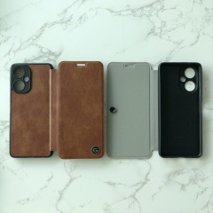 Skillful manufacture Leather filp cover with G logo suitable for NK C31 phone case