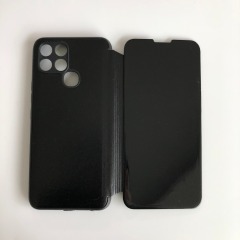 Manufacture hot selling Shockproof freeboy flip cover Brand TPU+PU+PC Flip For ITEL A04 Phone Case