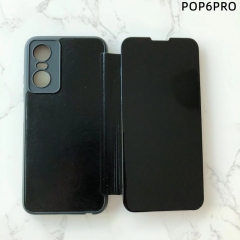 Manufacture hot selling Shockproof freeboy flip cover Brand TPU+PU+PC Flip For ITEL A04 Phone Case