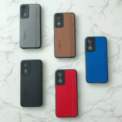 Wholesale soft tpu Stick Leather Back Cover for ITEL A04 Phone Case