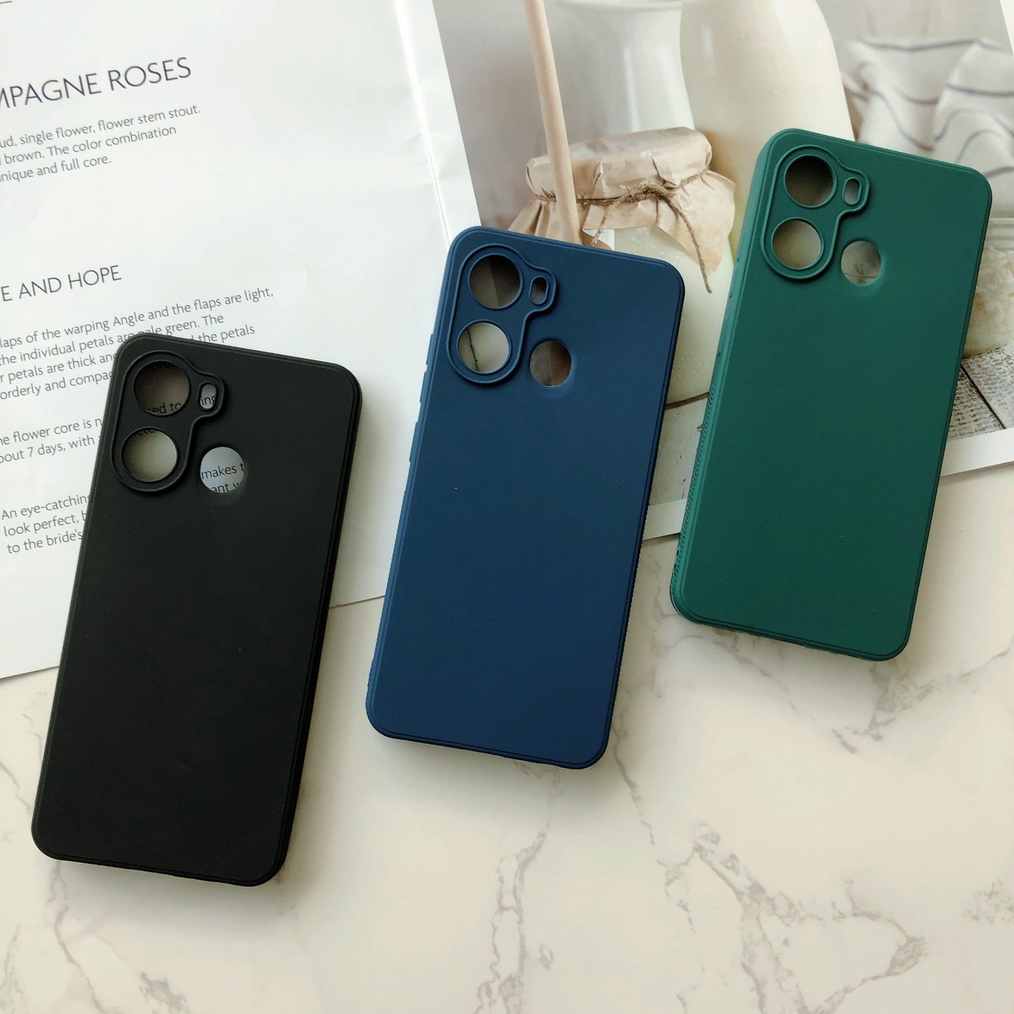 Fashion Design Cross-border hot new products Soft TPU Back Covet Shockproof Suitable itel A04 Phone Case