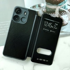 Hot selling Double Window Flip Cover Full Protection Suitable ITEL S23 P40+ Phone Case