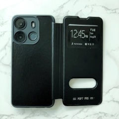 Hot selling Double Window Flip Cover Full Protection Suitable ITEL S23 P40+ Phone Case