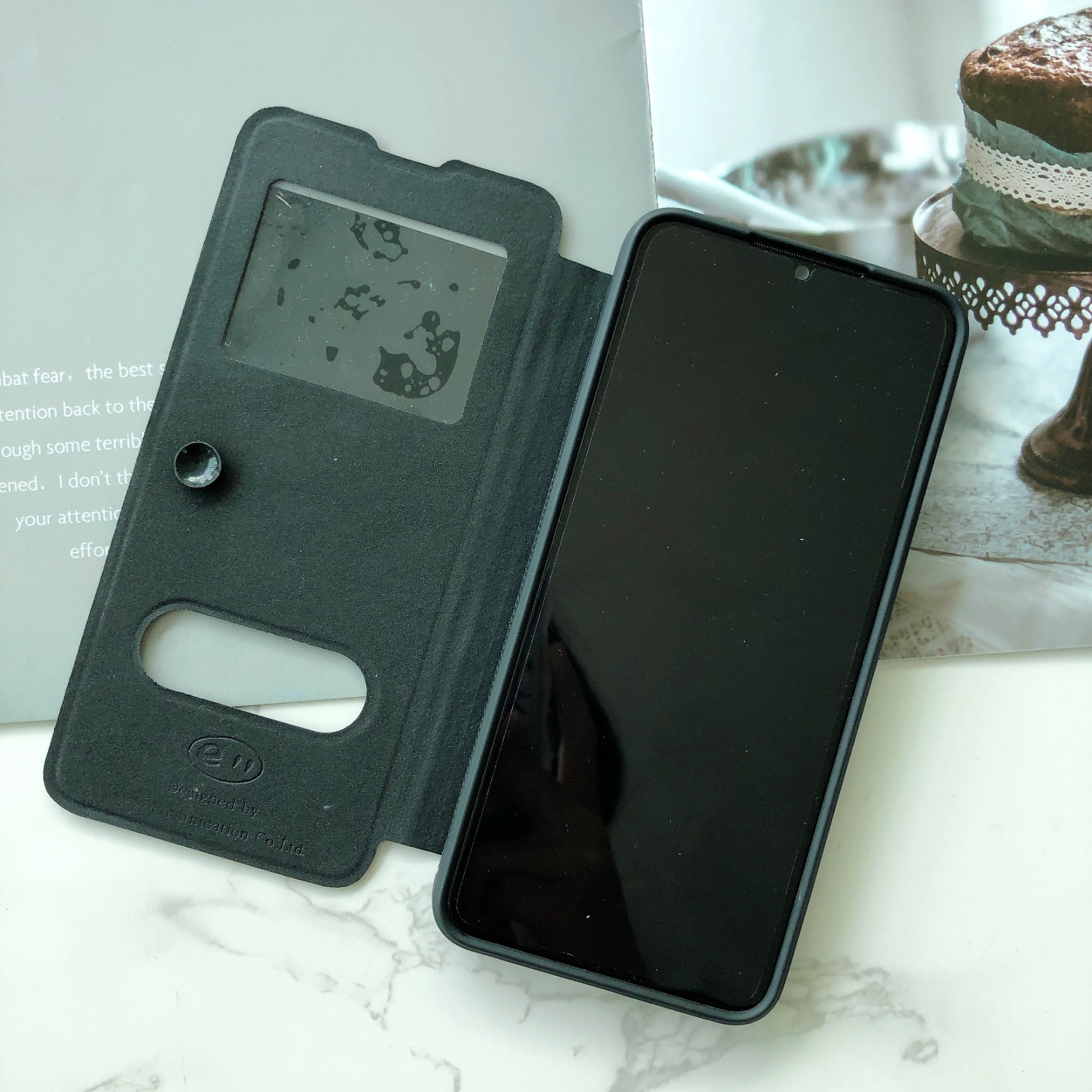 Hot selling Double Window Flip Cover Full Protection Suitable ITEL S23 P40+ Phone Case