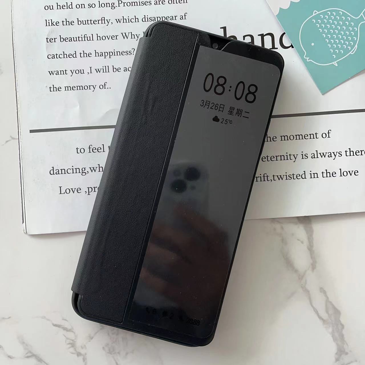 Business style TPU+PC+PU material s=Smart View Flipcover phone case for IT S23 P40+