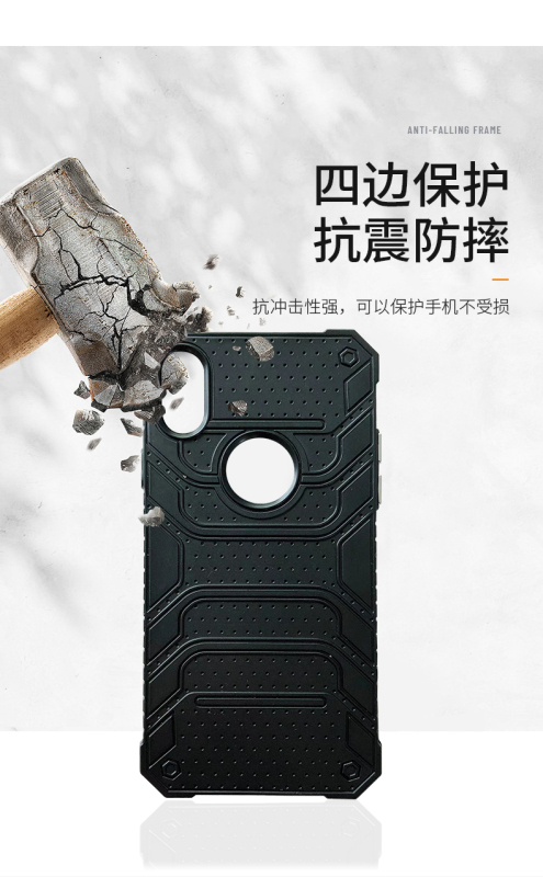 Factory Wholesale super-iron anti-fall back cover suitable TECNO SPARK9T phone Case