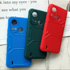 Factory wholesale hot selling Anti-fall Mecha Cover Phone Cases suitable for ITEL A04 back cover