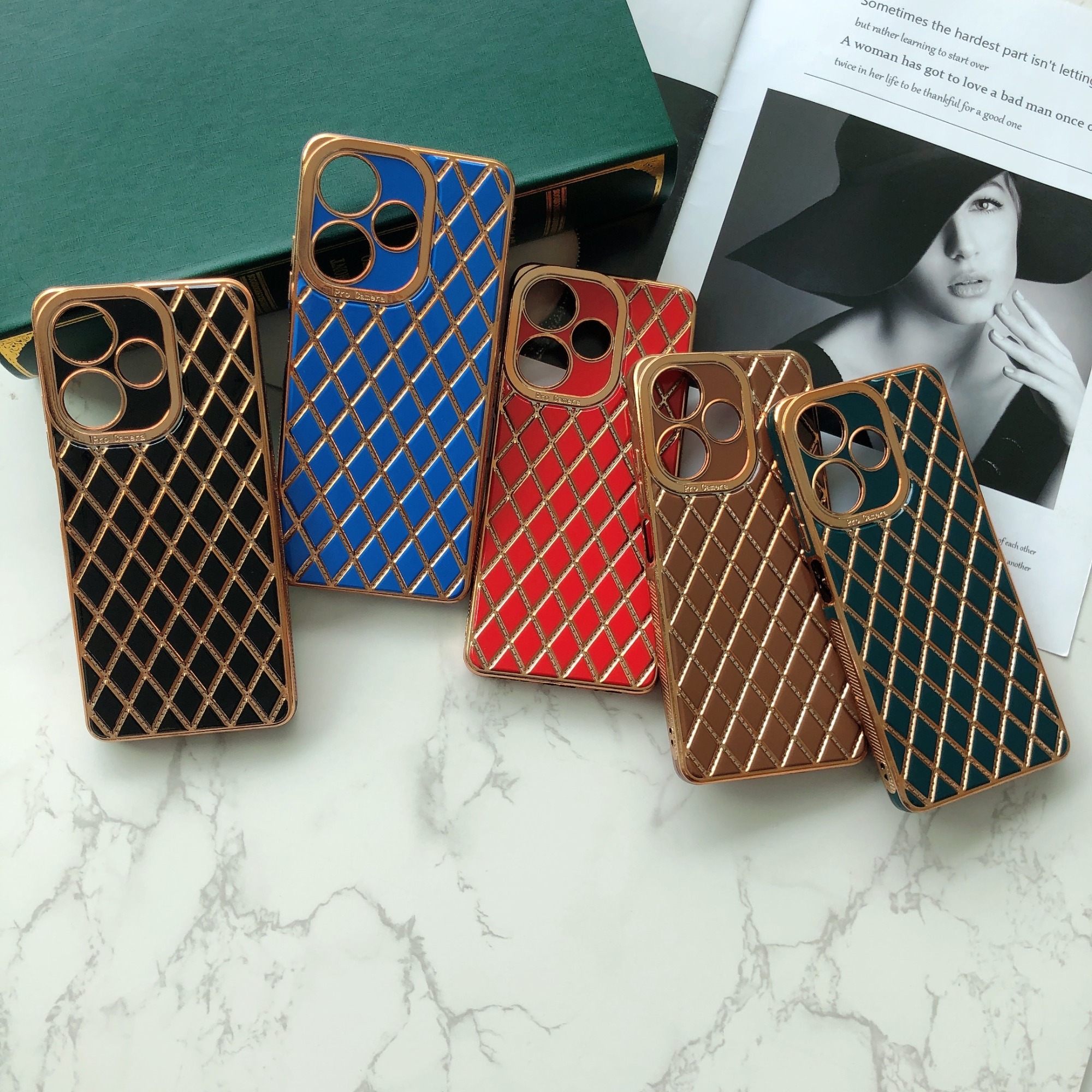 Factory wholesale Africa cross-border hot electroplated lamb skin original mobile phone case for INF mobile phone NOTE30 NOTE 30i