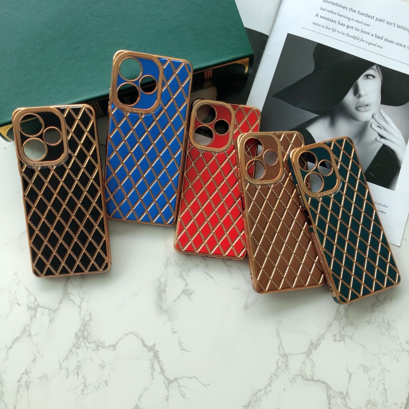 Factory wholesale Africa cross-border hot electroplated lamb skin original mobile phone case for INF mobile phone NOTE30 NOTE 30i