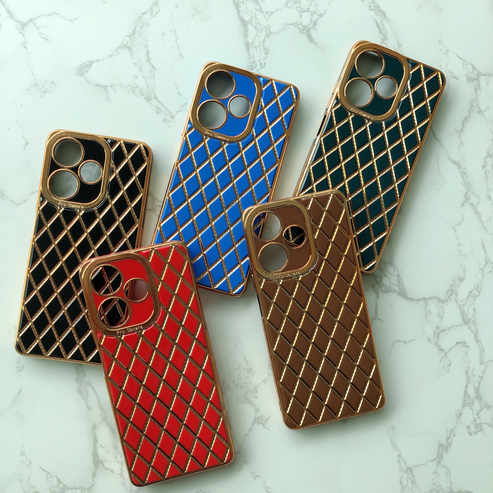 Factory wholesale Africa cross-border hot electroplated lamb skin original mobile phone case for INF mobile phone SAM A34 5G A04E