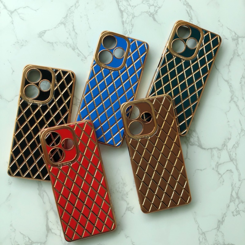 Factory wholesale Africa cross-border hot electroplated lamb skin original mobile phone case for INF mobile phone SAM A34 5G A04E