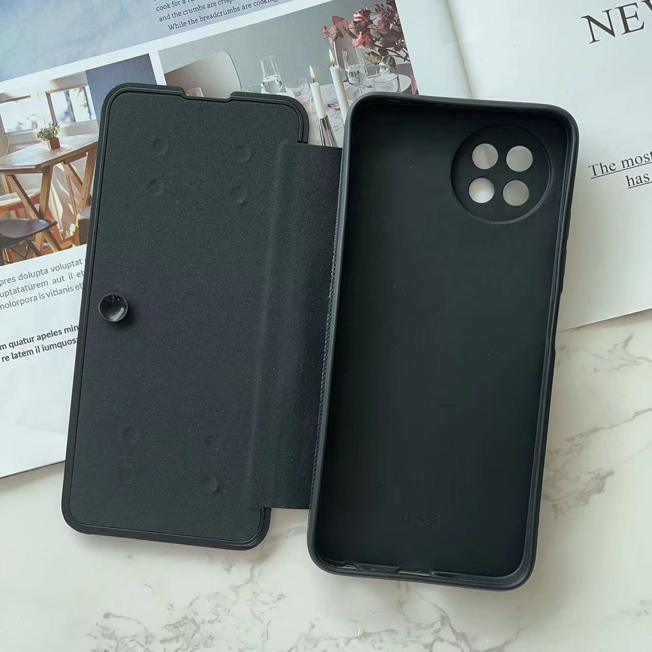 factory wholesale hot selling TPU+PU+PC Flip cover for SAM S8 S8+ S9 S9+ Phone Case