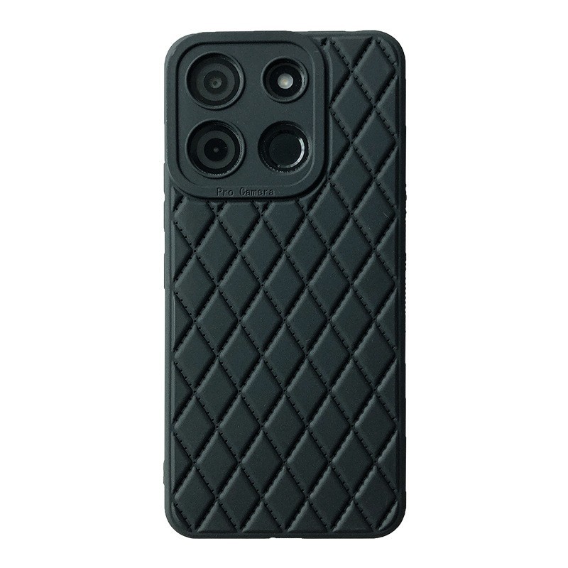 Wholesale New arrival Rhombic Lambskin TPU phone case for INFINIX HOT30PLAY back cover