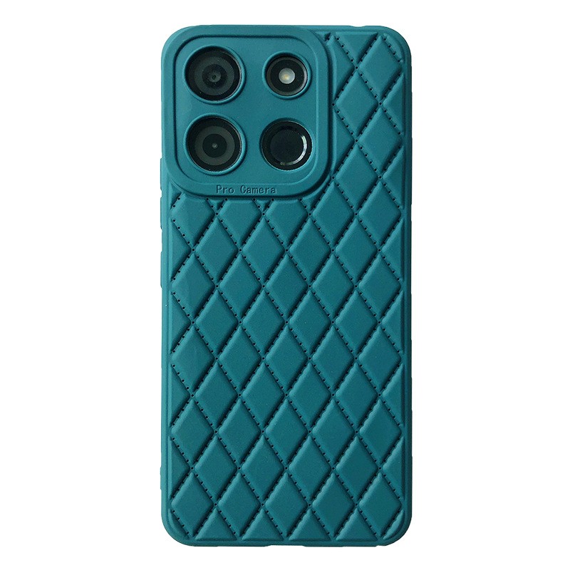 Wholesale New arrival Rhombic Lambskin TPU phone case for INFINIX HOT30PLAY back cover