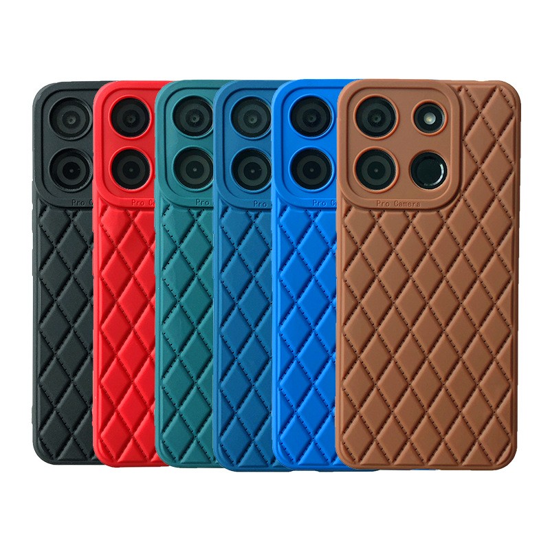 Factory wholesale lambskin TPU back cover applies to ITEL A57 P40 PLUS A04 mobile phone case