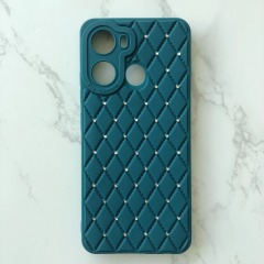 Factory Wholesale African Bestseller Sheepskin Tpu Dot Diamond Phone Case Suitable for TEC CAMON 20 CAMON 20 PRO