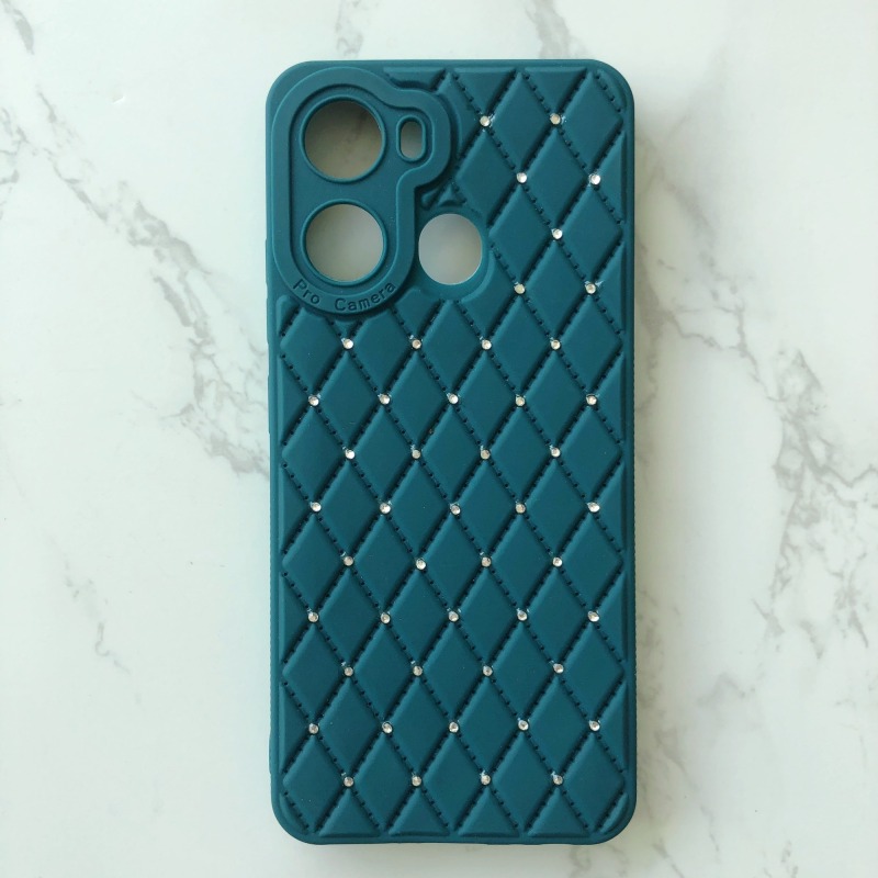Factory Wholesale African Bestseller Sheepskin Tpu Dot Diamond Phone Case Suitable for TEC CAMON 20 CAMON 20 PRO