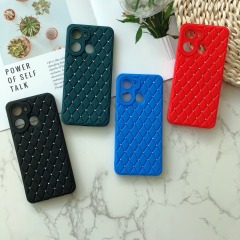 Factory wholesale lambskin TPU back cover applies to IT S23 A04 spot drill mobile phone case
