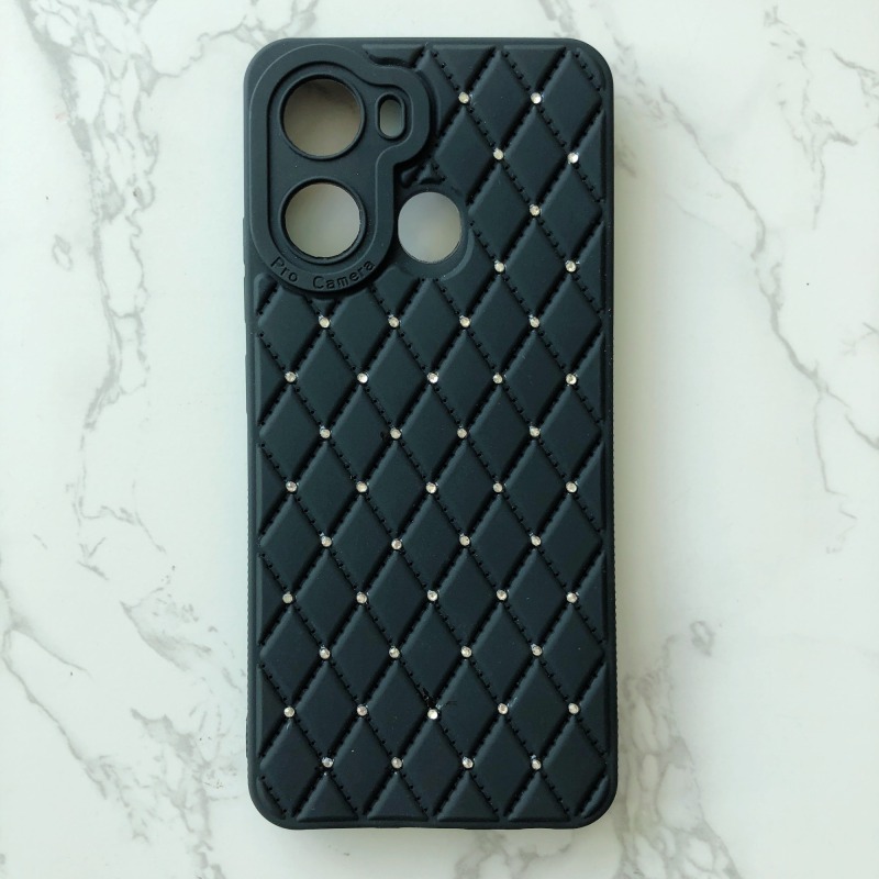 Factory Wholesale African Bestseller Sheepskin Tpu Dot Diamond Phone Case Suitable for TEC CAMON 20 CAMON 20 PRO