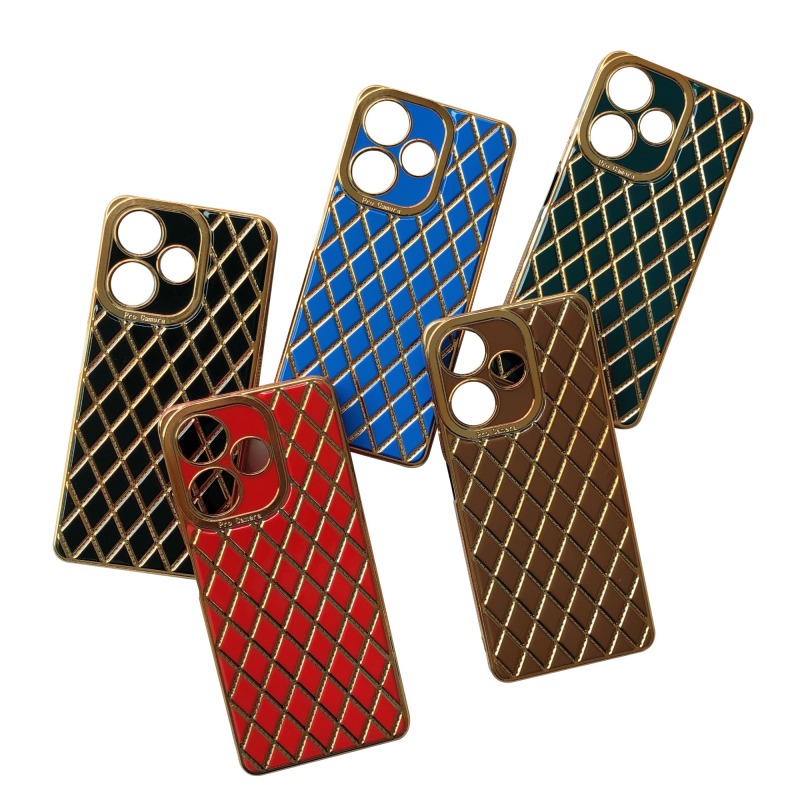 Factory wholesale Africa cross-border hot electroplated lamb skin original mobile phone case for INF mobile phone SAM A34 5G A04E