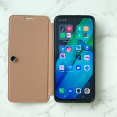 Manufacturer Stick Leather Back Cover for IT A70 Mobile Phone Case