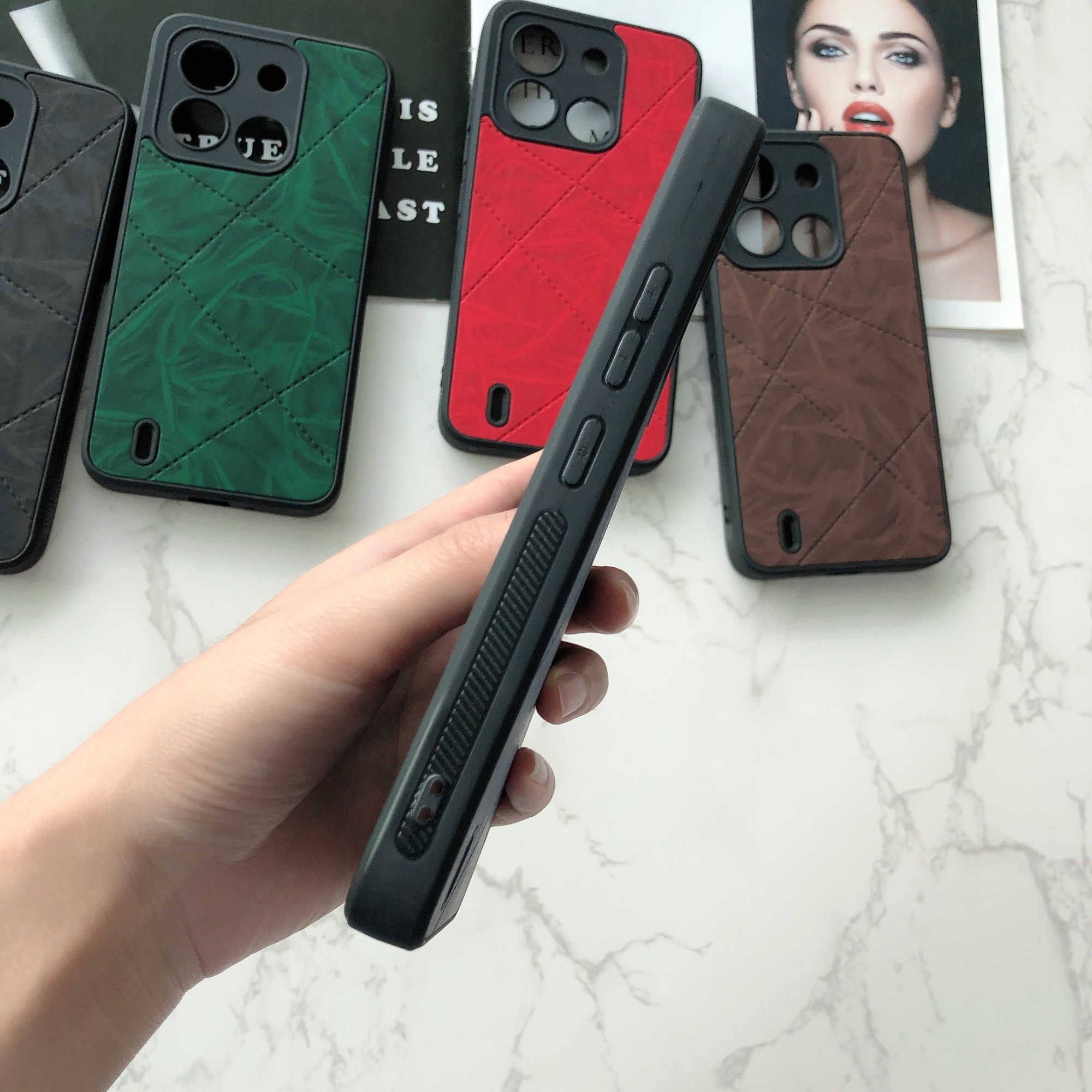 Factory wholesale high quality TPU Leather Cover suitable TEC SPARK 20 PRO PLUS phone case