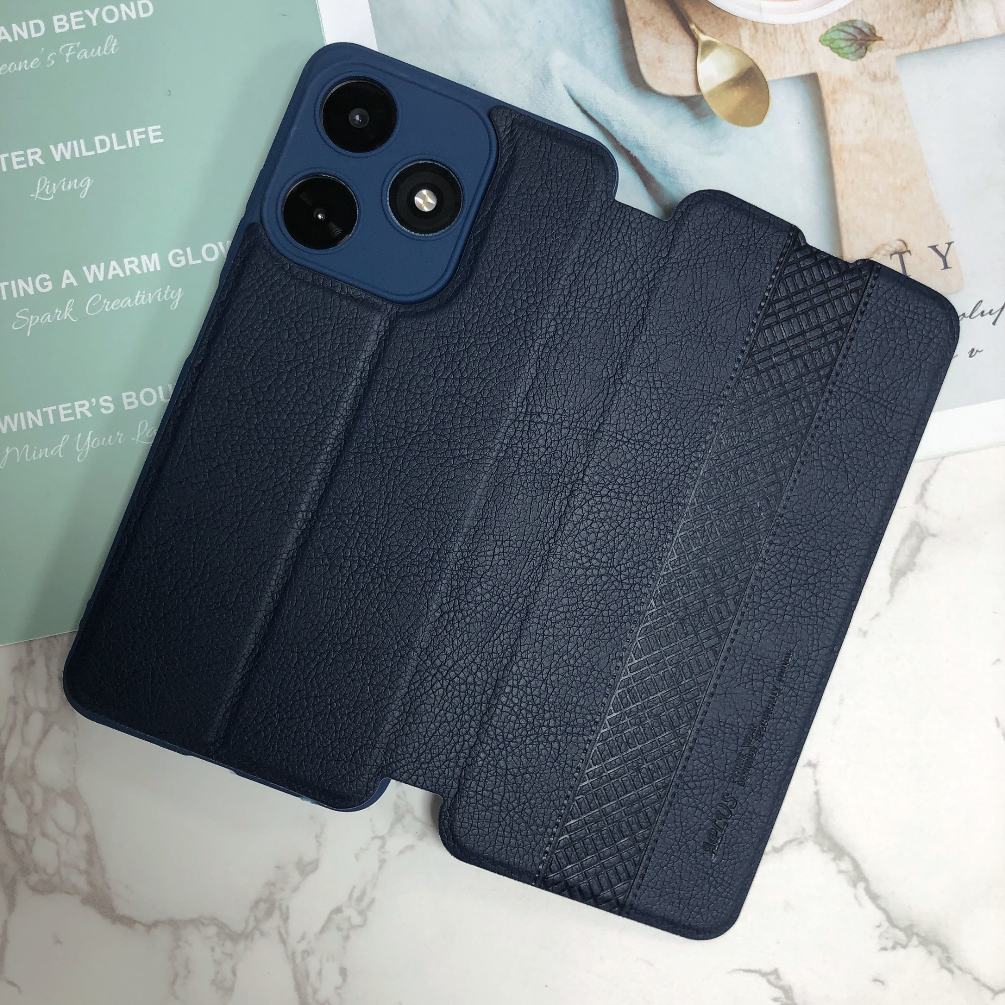 Factory wholesale high quality Leather Flip Cover suitable REDMI A3 phone case