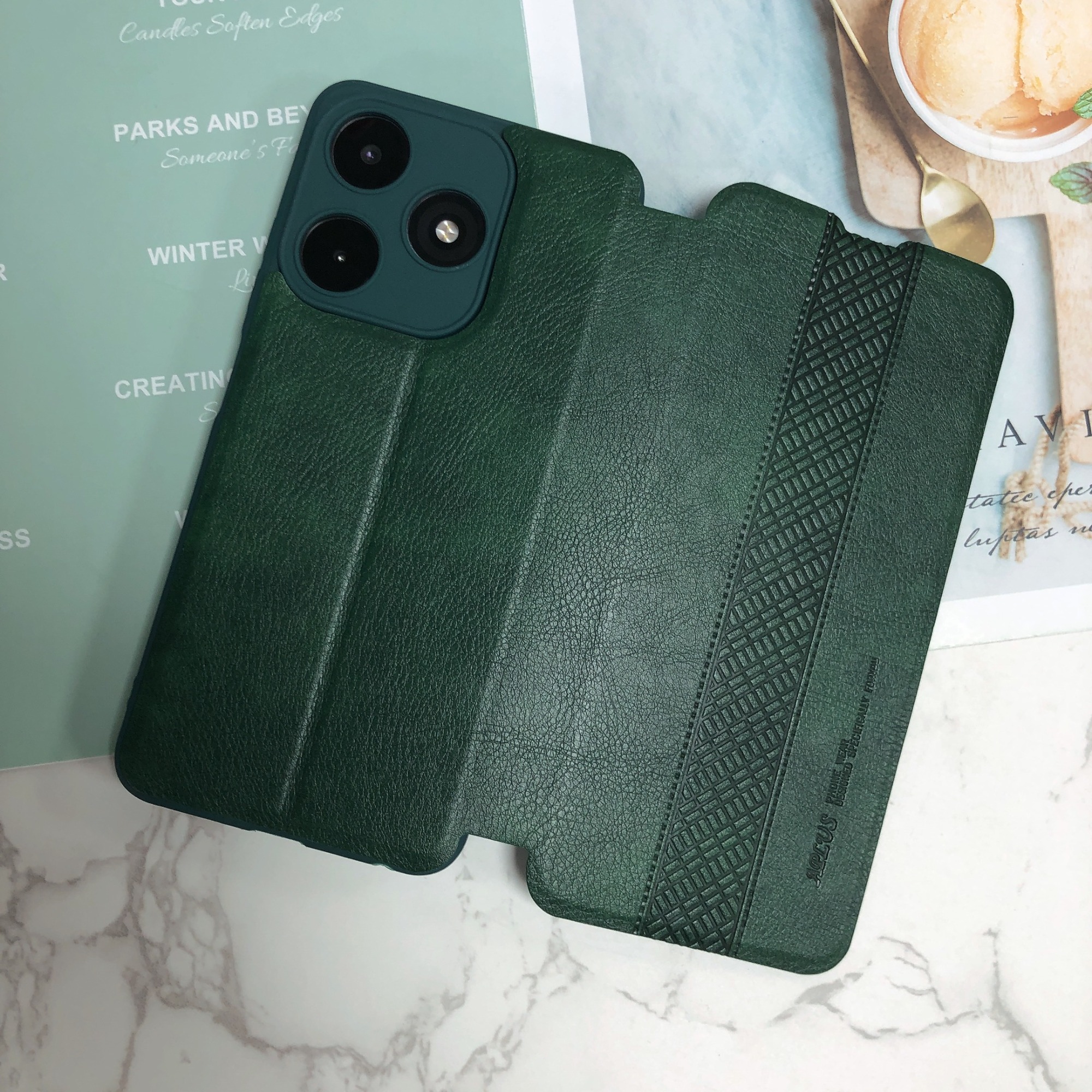 Factory wholesale high quality Leather Flip Cover suitable IT P55+ phone case