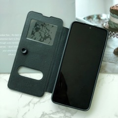 Factory wholesale high quality Double Window Flip Cover suitable REDMI A3 phone case