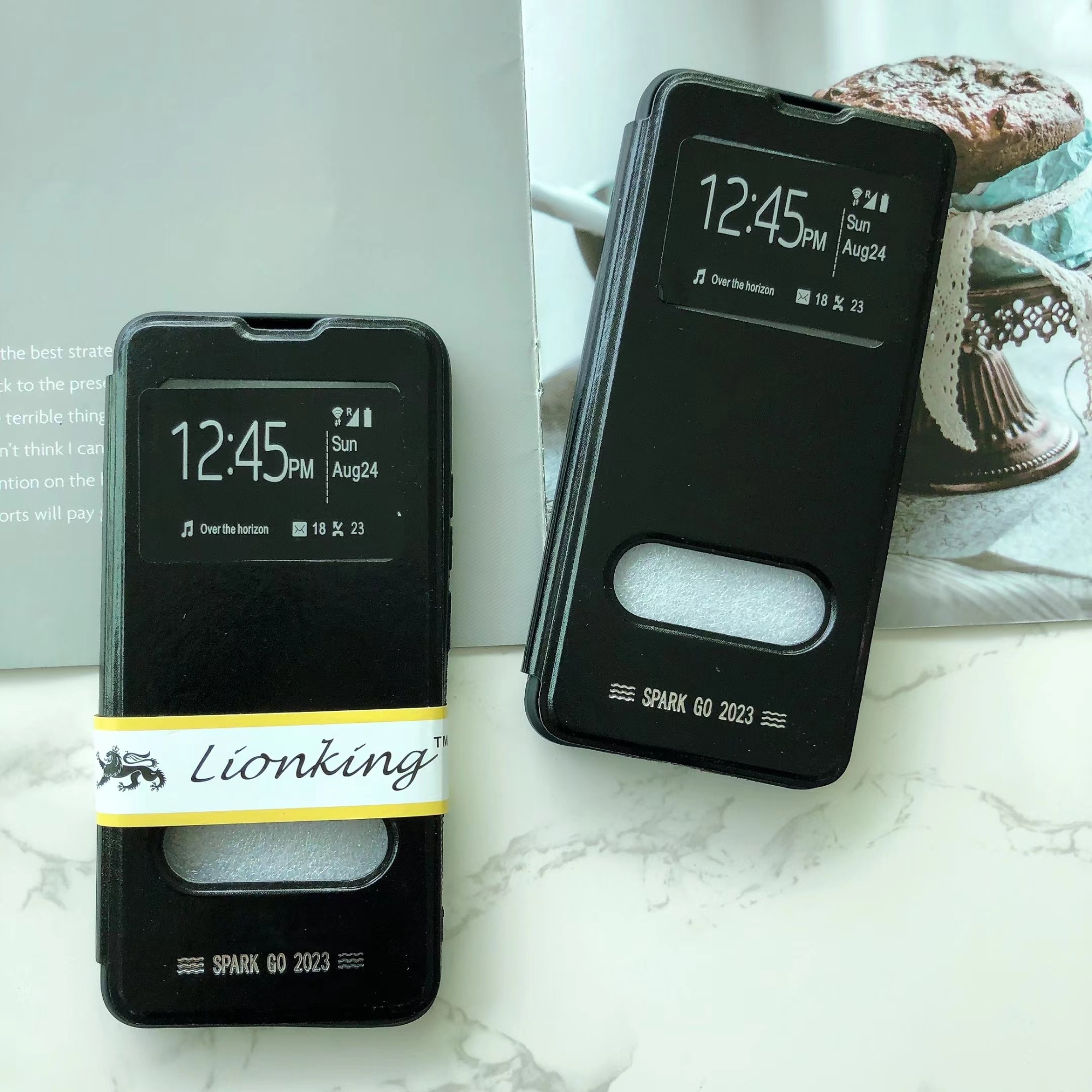 Factory wholesale high quality Double Window Flip Cover suitable REDMI A3 phone case