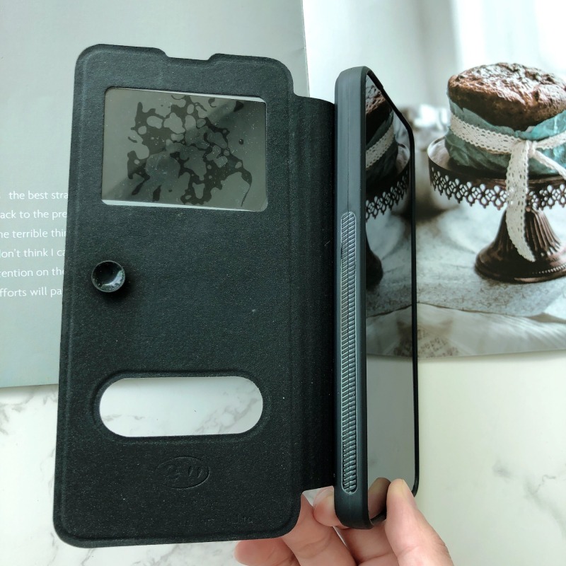 Factory wholesale high quality Double Window Flip Cover suitable IT P55+ phone case