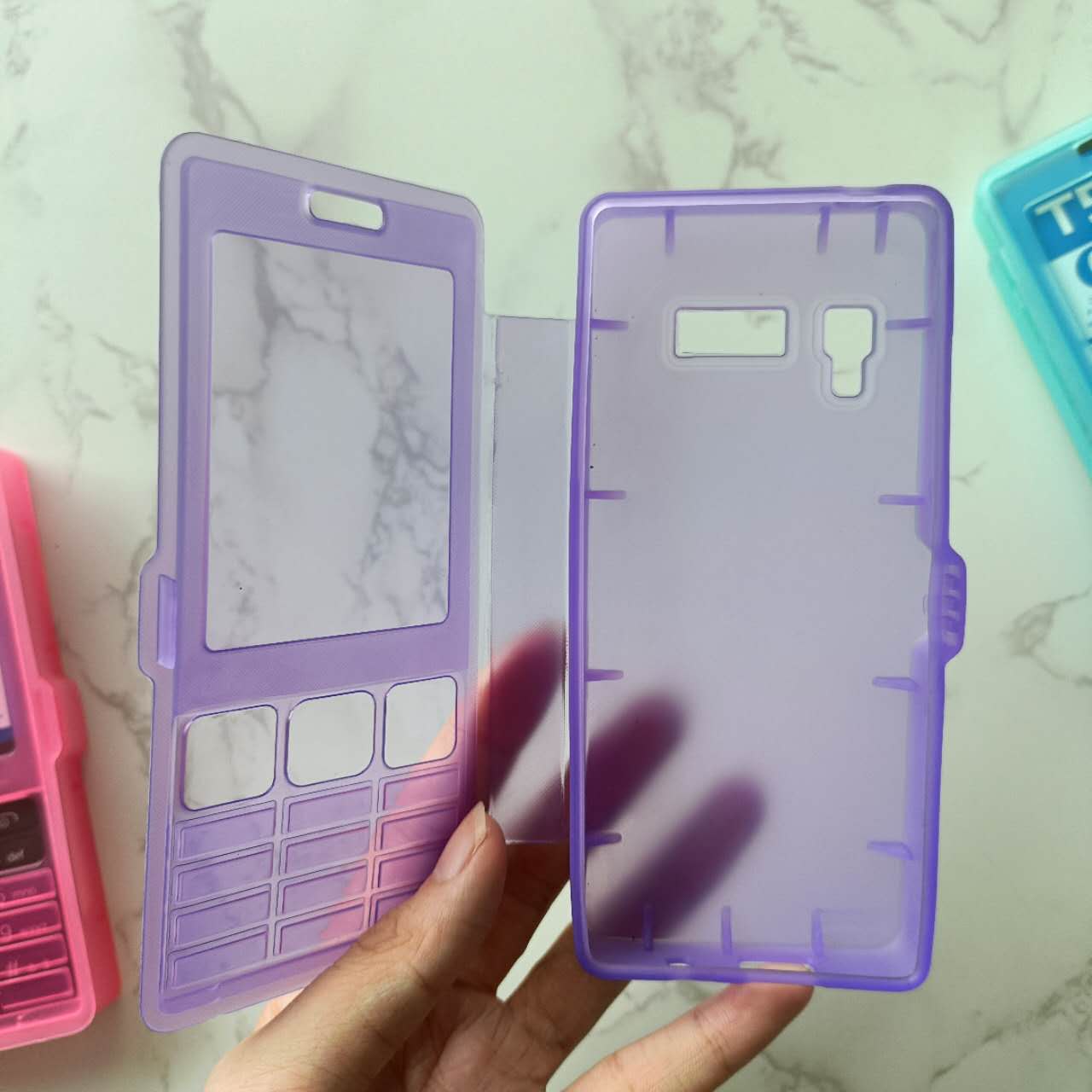 Wholesale Best Quality Small TPU Transparent Flipcover phone case for TEC T101 2022 T372 T352 models