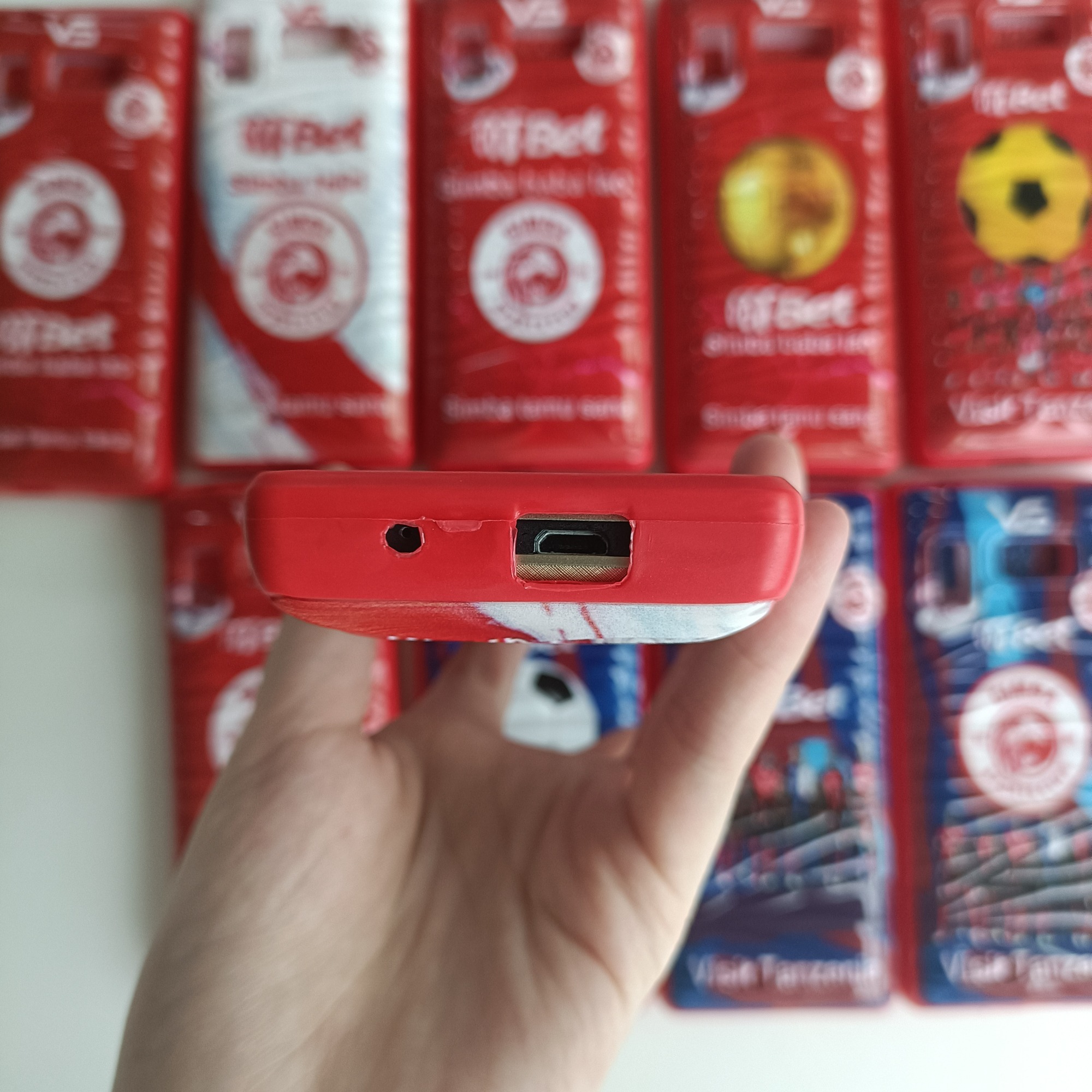Manufacturer Fancy Color Small Ripple Silicone Back Cover Soft Material Suitable TEC T302 Phone Case
