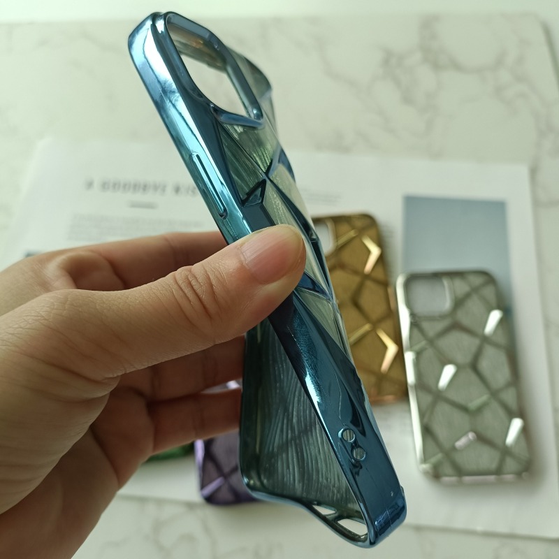 Wholesale electroplated TPU Back Cover new design for IT A60 A70 Mobile Phone Case