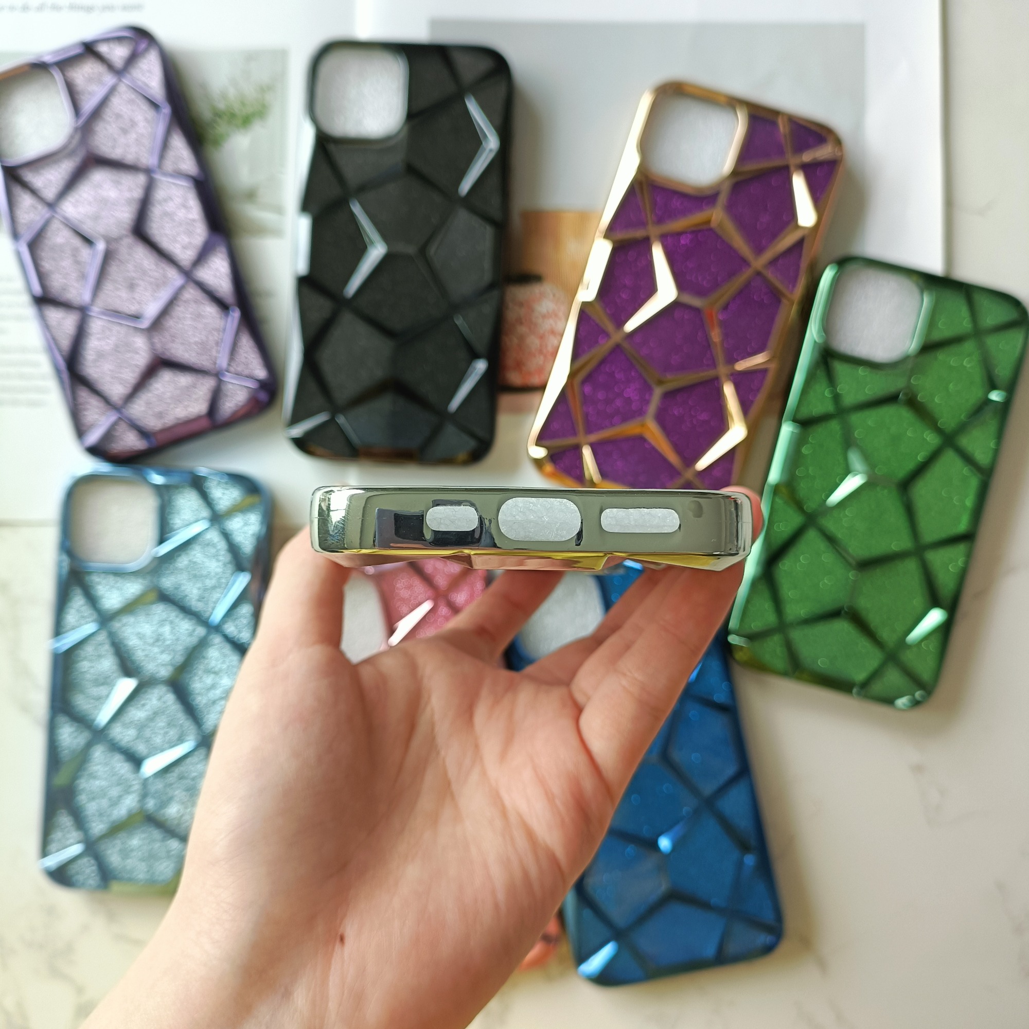 Factory wholesale electroplated TPU Back Cover new design for SPARK 20C SPARK 20 PRO plus 4G Phone Case