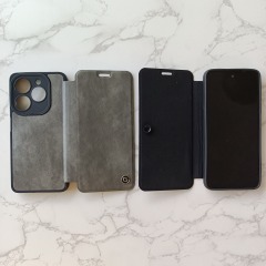 Good Quality Leather flipcover with G logo Mobile phone case for IT S24