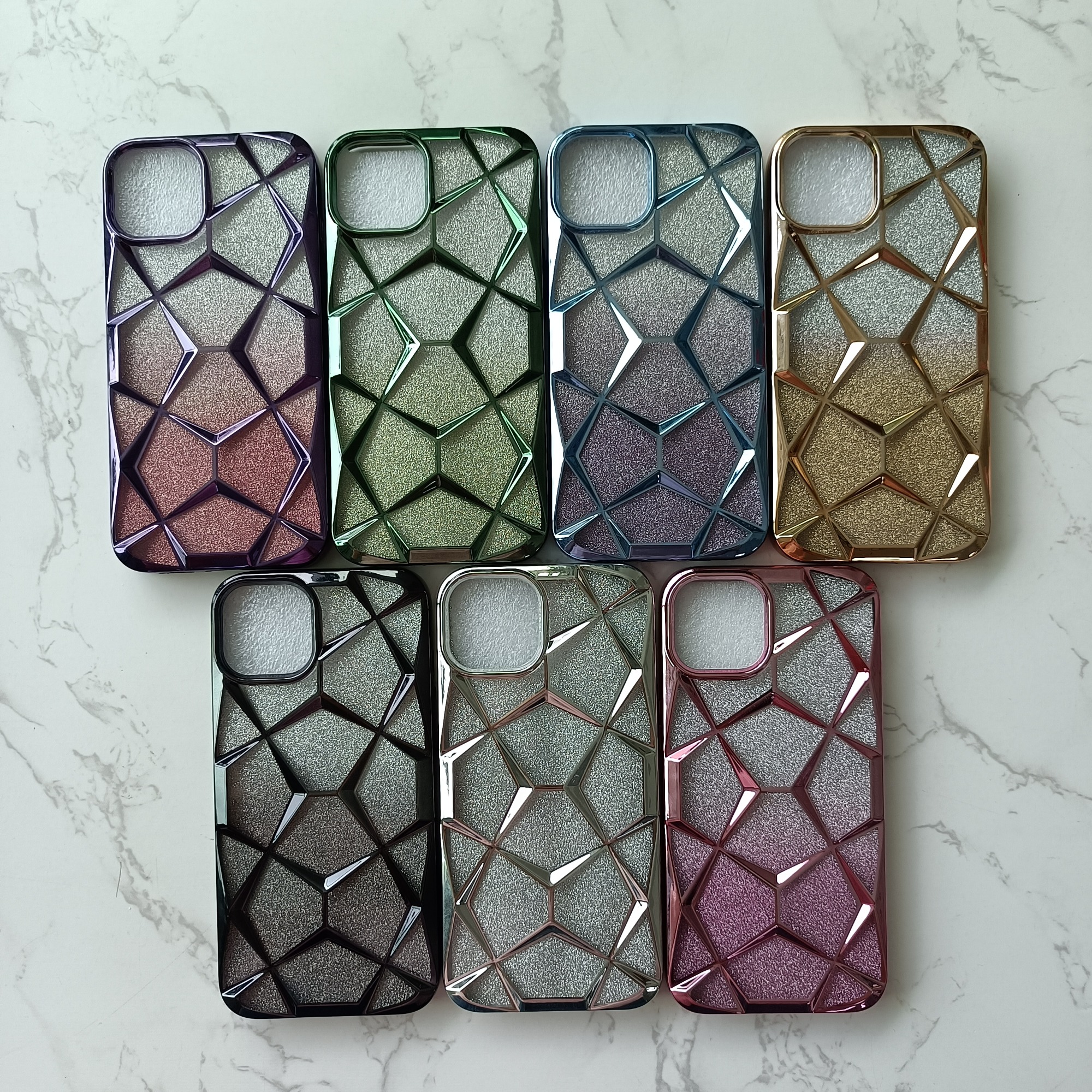 Popular design Wholesale EP Fancy Shining Diamond Tpu Cover for TEC SPARK 20 SPARK 20 PRO Mobile Phone Case