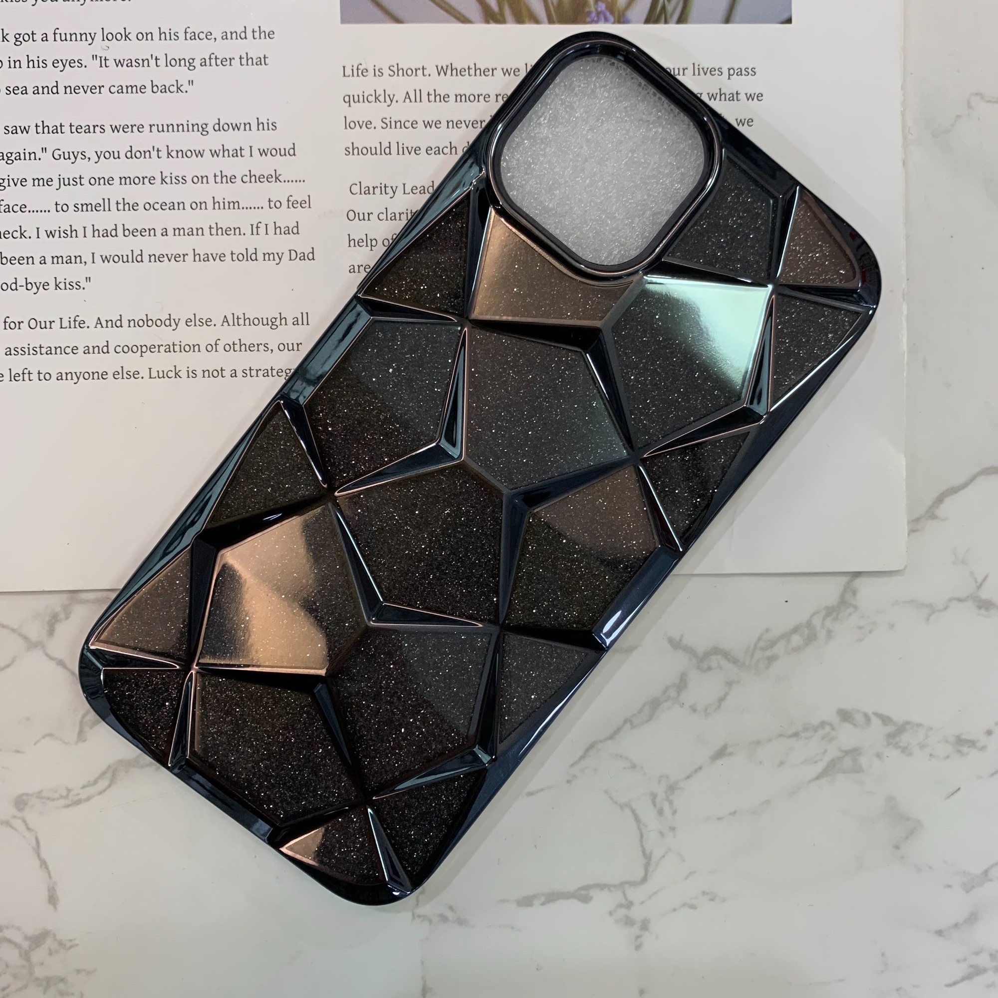 New design Factory wholesale EP Fancy Shining Diamond TPU Cover for TEC CAMON 30 5Gphone case