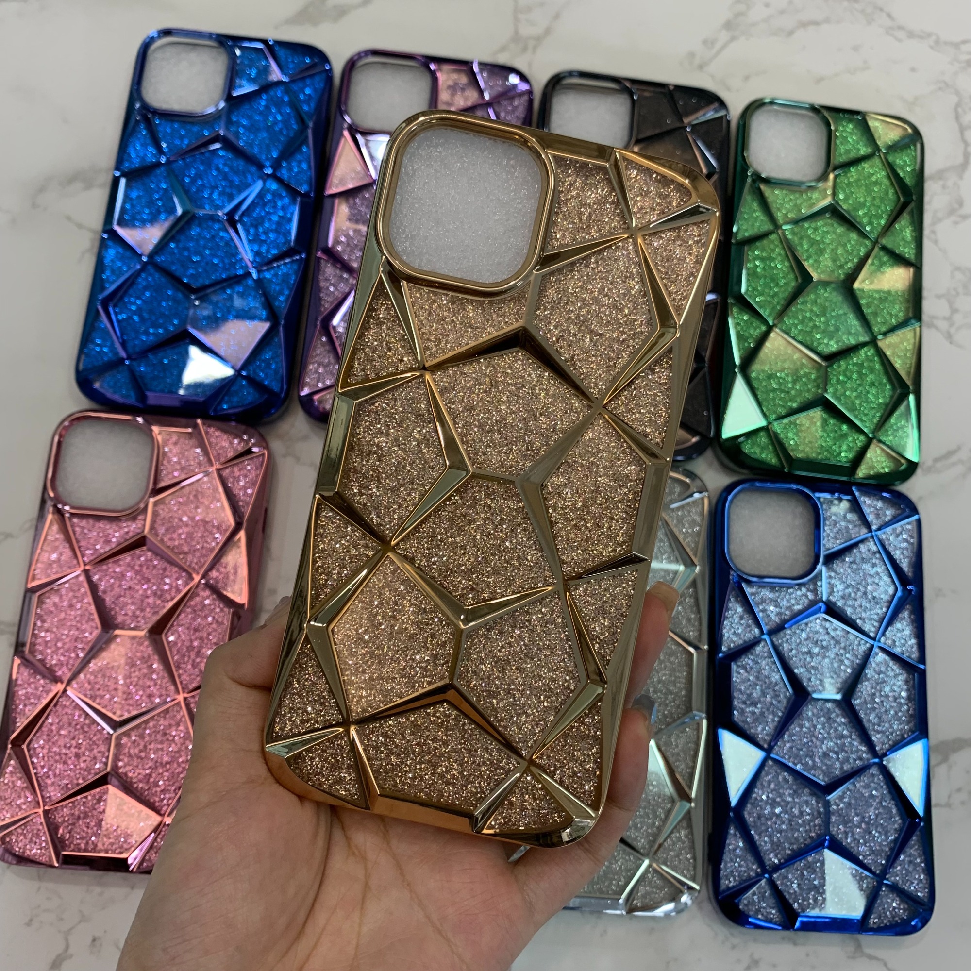 New design Factory wholesale EP Fancy Shining Diamond TPU Cover for TEC CAMON 30 5Gphone case