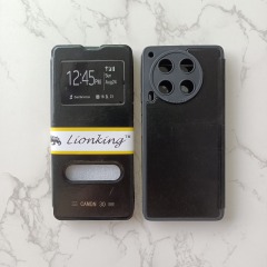 Manufacture Lionking Double Window Flip Cover TPU+PU materials for VILLAON V20 SE