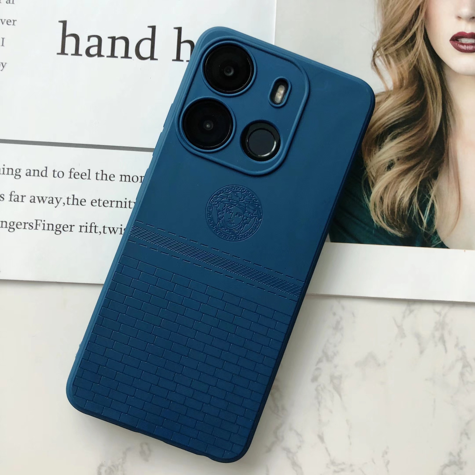 Hot Selling Colour Engraved pattern Cover TPU soft material phone case for VILLAON V20 SE