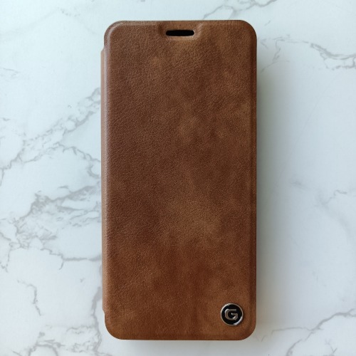 Anti-fall wholesale G logo Business Flip cover Mobile phone case for IT P55 4G A50