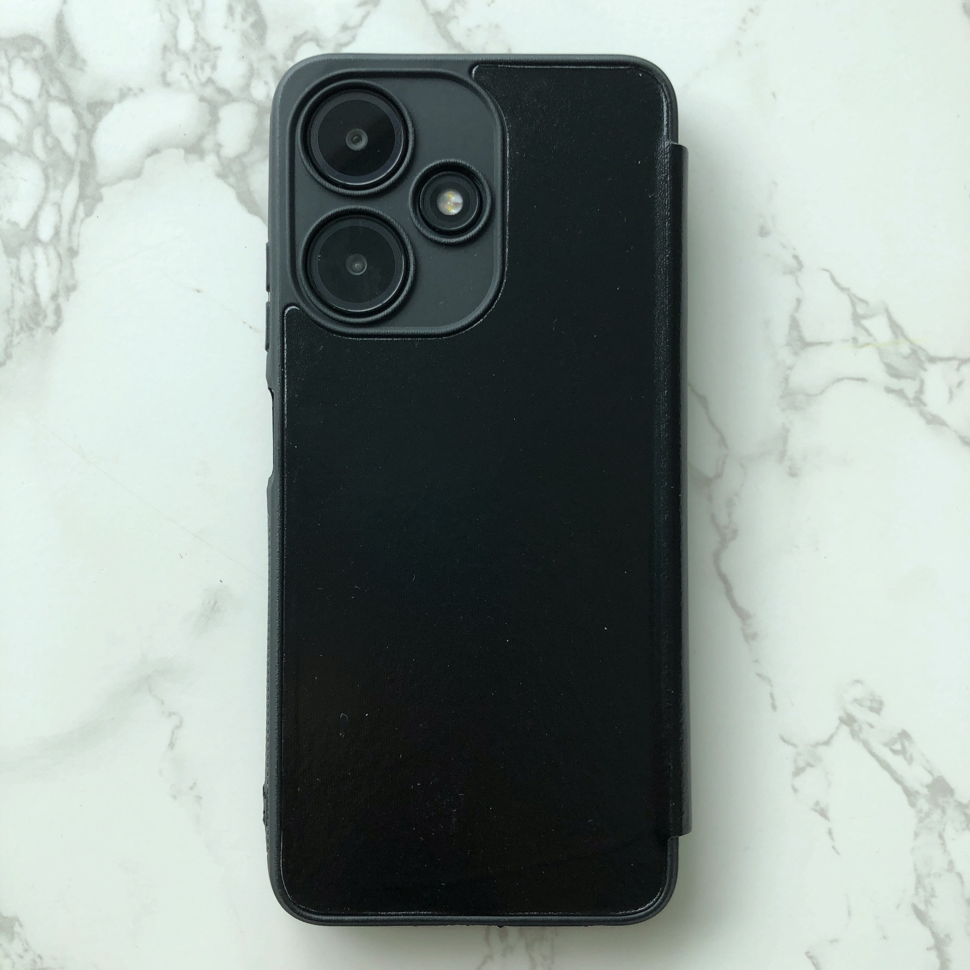 Manufacture classical design TPU+PU+PC smart view flip cover for inf SMART8PRO Note12 G96/X670 Phone Case