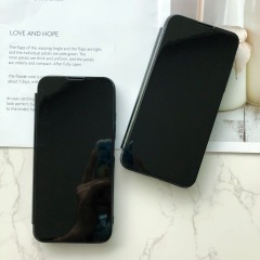 Manufacture classical design TPU+PU+PC smart view flip cover for inf SMART8PRO Note12 G96/X670 Phone Case