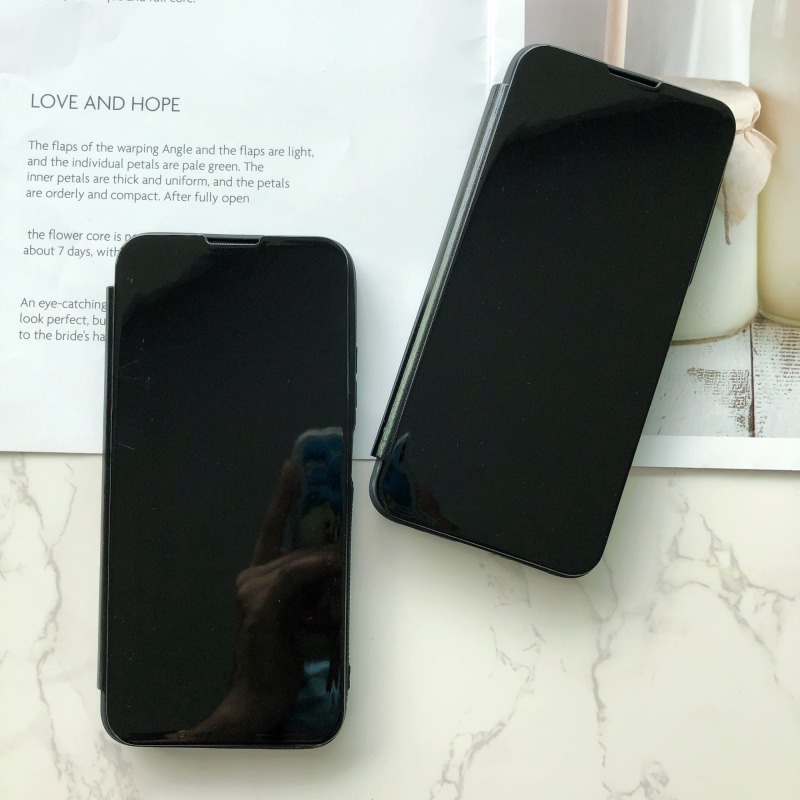 Manufacture classical design TPU+PU+PC smart view flip cover for inf SMART8PRO Note12 G96/X670 Phone Case