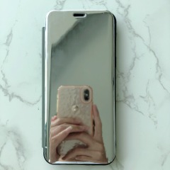 Manufacture classical design TPU+PU+PC smart view flip cover for ITEL A50 P55 S24 Phone Case